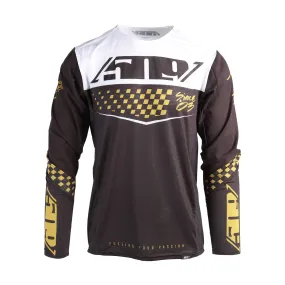 509  Race 5 Jersey Long Sleeve Drop Tail Perforated Light Speedsta Black Gold