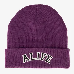 Alife Collegiate Beanie - Purple