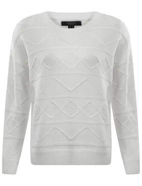 Amara Reya Yarrow white jumper