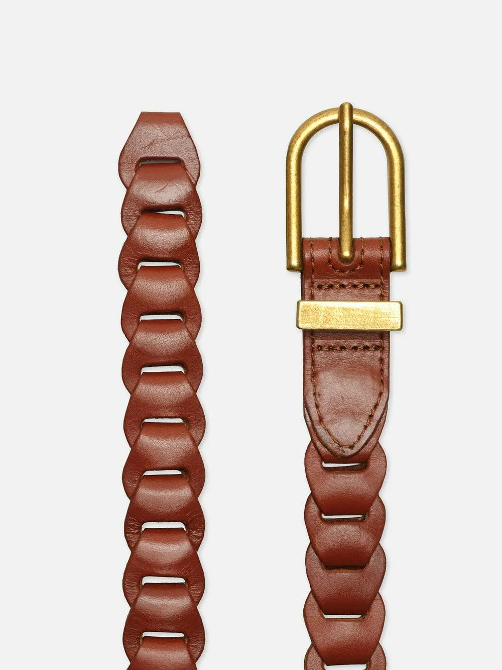 Braided Belt ~ Whiskey