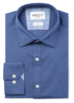 Career Textured Weave Business Shirt