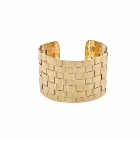 Charles Albert Jewelry Basket Weave Cuff