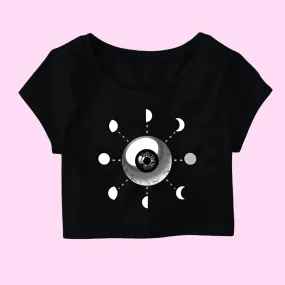 EYEBALL MOON CROP TOP