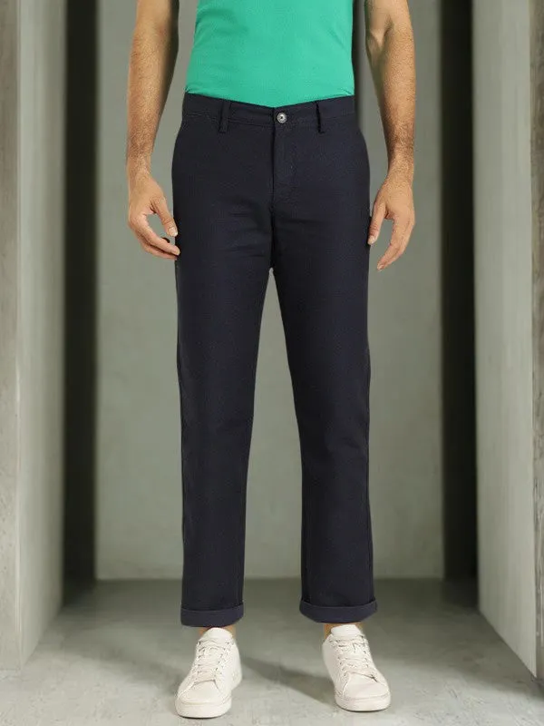 Men Kansas Fit Cotton Trouser