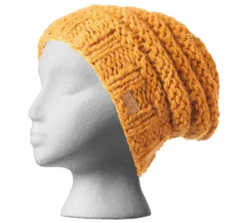 Mustard Beanie, Slouch beanie, Thick wool beanie, toque, Fleece Lined, honey