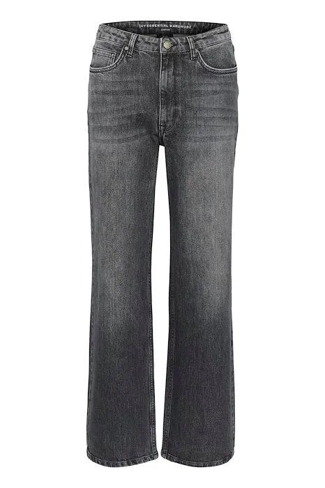 My Essential Wardrobe Louis 139 Wide Jean in Dark Grey Retro Wash