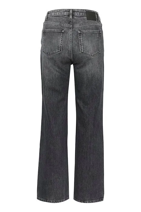 My Essential Wardrobe Louis 139 Wide Jean in Dark Grey Retro Wash