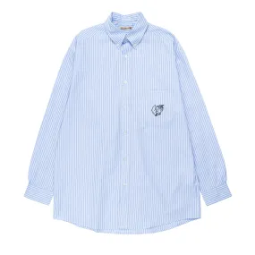 SHFWW x Samira Nasr Shirt Blue Stripe SHF04B301