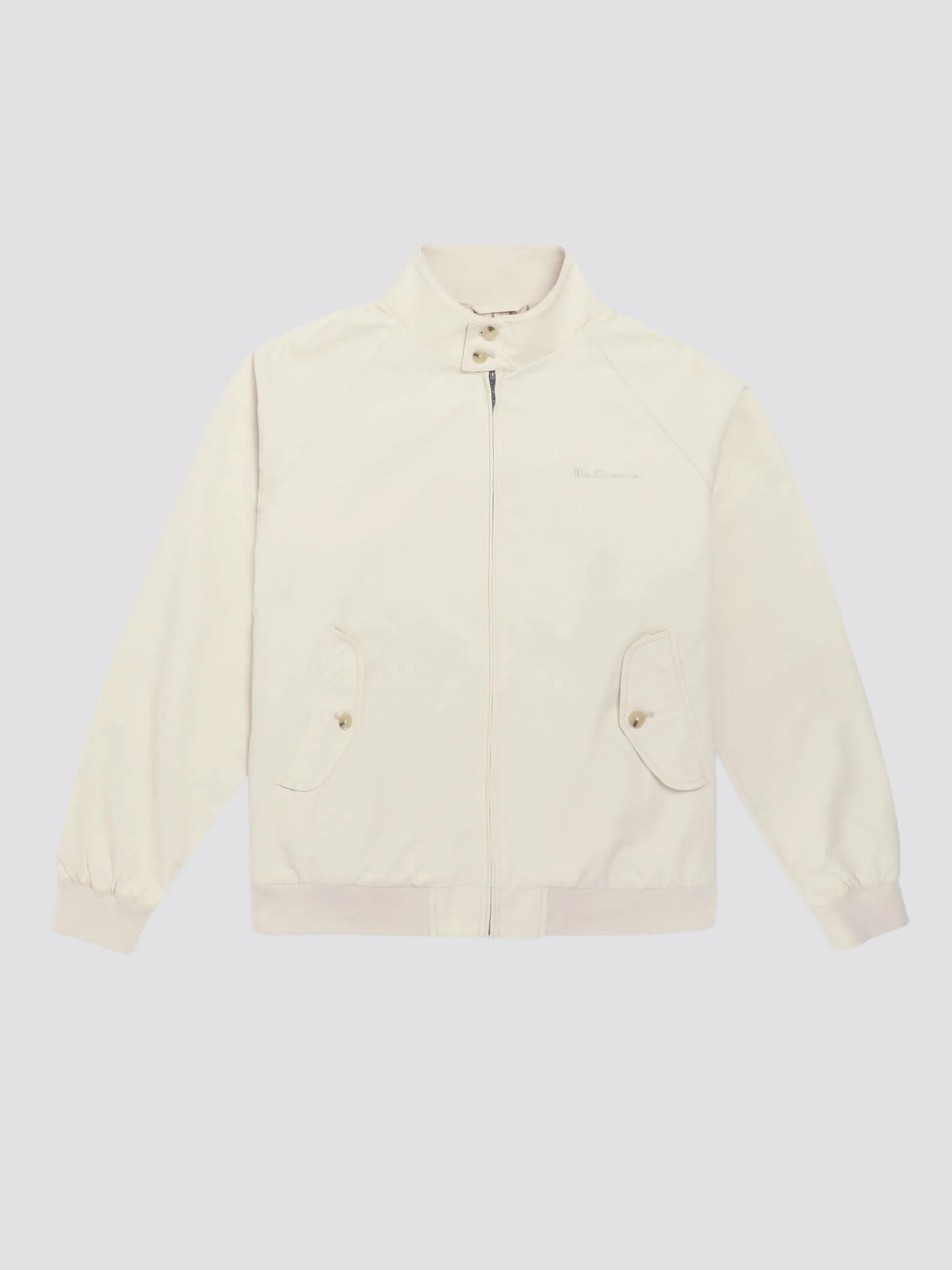 Signature Harrington Jacket - Cream