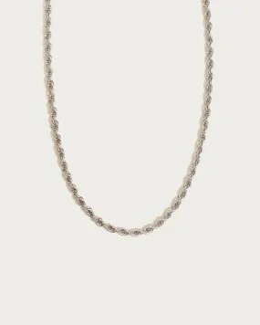 Silver Rope Necklace