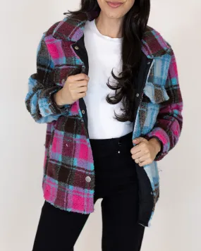 Steamboat Plaid Sherpa Jacket | FINAL SALE