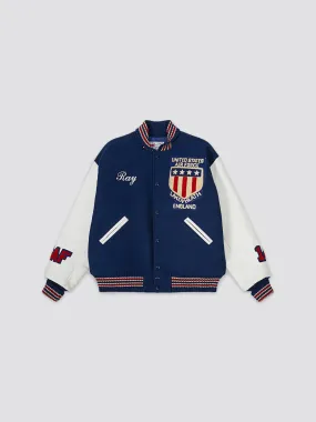 USAF LAKENHEATH 1980s VARSITY JACKET